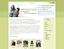 Tablet Screenshot of nette-begleitung.de